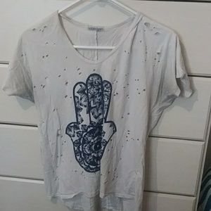 T-shirt with holes